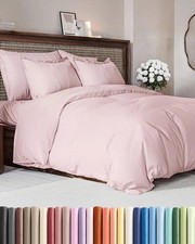 Duvet Cover Queen Size - Extra Soft Queen Size Duvet Cover - Lightweight, Bre...