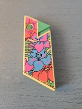 Vintage 1970's Rowenta Flash Lighter, Hippie FlowerPower Design-Very Good