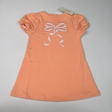 The Beaufort Bonnet Company Girls 18-24M Eliza's Applique Dress Seashore Sherbet