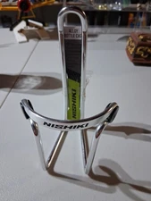 Nishiki Bike Water Bottle Cage Aluminum Silver In Good Condition