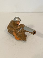 Antique Barclays Manoil 1930  s B79A Infantry Seated Firing Machine Gun