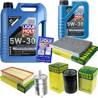 Inspektionspaket 6L Liqui Moly Longtime 5W-30 FüR VW Golf IV 1.6 2.0 1.8 T New