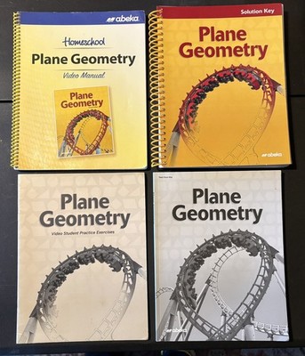Abeka Plane Geometry 2nd Edition 4-book Set 2020