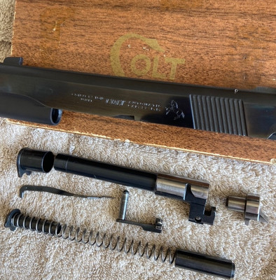 COLT 1911  22LR Conversion KIT COMPLETE Slide & Barrel NEW Unfired 1970s  NOS