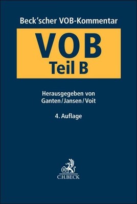 Beck'scher VOB-Kommentar VOB Teil B | Hans Ganten (u. a.) | Buch | Leinen | XXIV