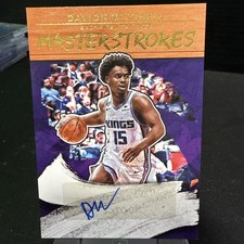 2022-23 Panini Court Kings Masterstrokes 10/75 Davion Mitchell #MS-DMK Auto 0x6p