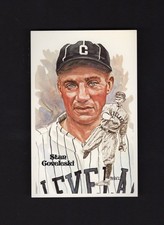 #112 STAN COVELESKI, Indians & Senators ~ Perez-Steele HOF postcard #9403/10,000