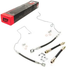 4x Bremsschlauch Leitung Bremse +Haltefeder hinten für Audi A3 8L TT 8N Roadster