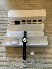 Apple Watch S6 40mm Blue Aluminum Case with Deep Navy Sport Band (GPS)...