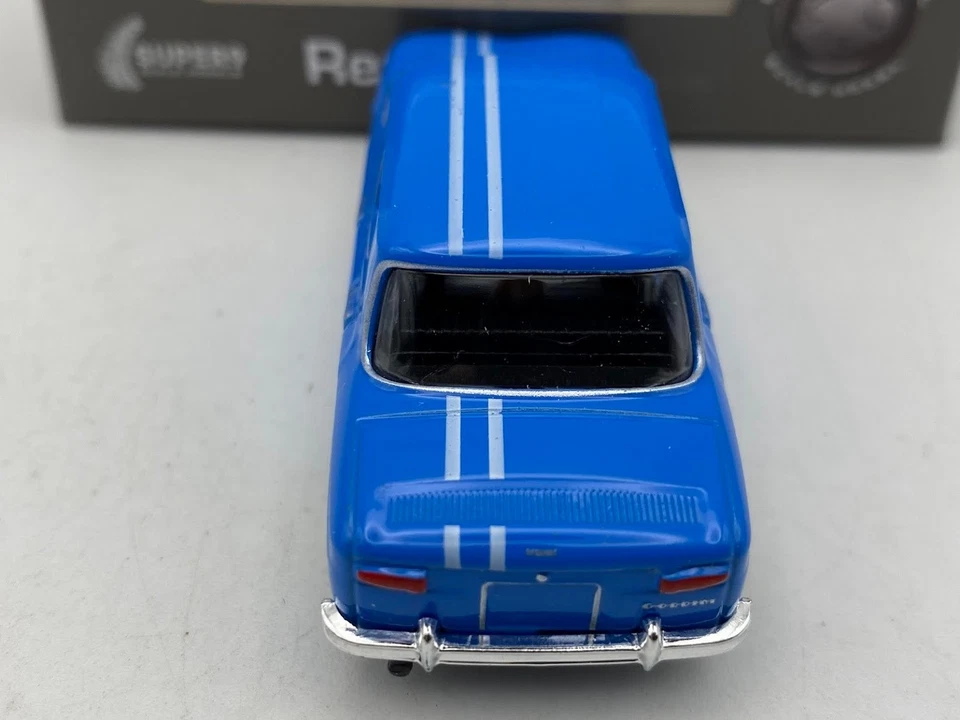 1:60 WELLY RENAULT R8 1960s blu auto diecast metallo Ref: 52450W - Immagine 4 di 4