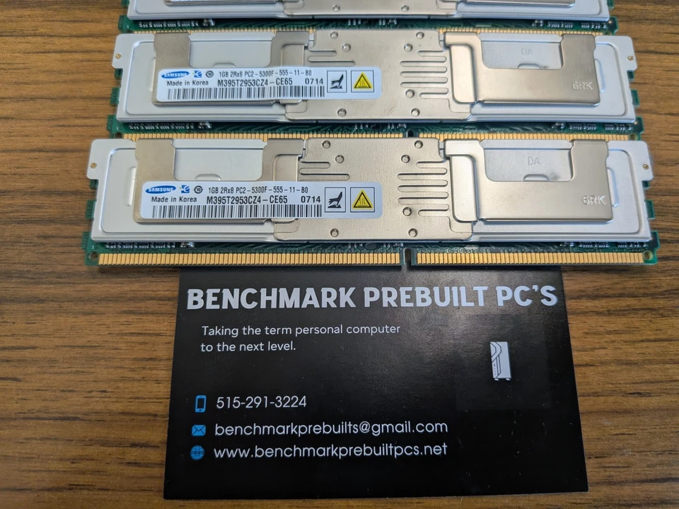 Samsung (4x1GB) 2Rx8, PC2-5300F-555-11-B0, M395T2953CZ4. Fully buffered DDR2 - Image 4 of 4