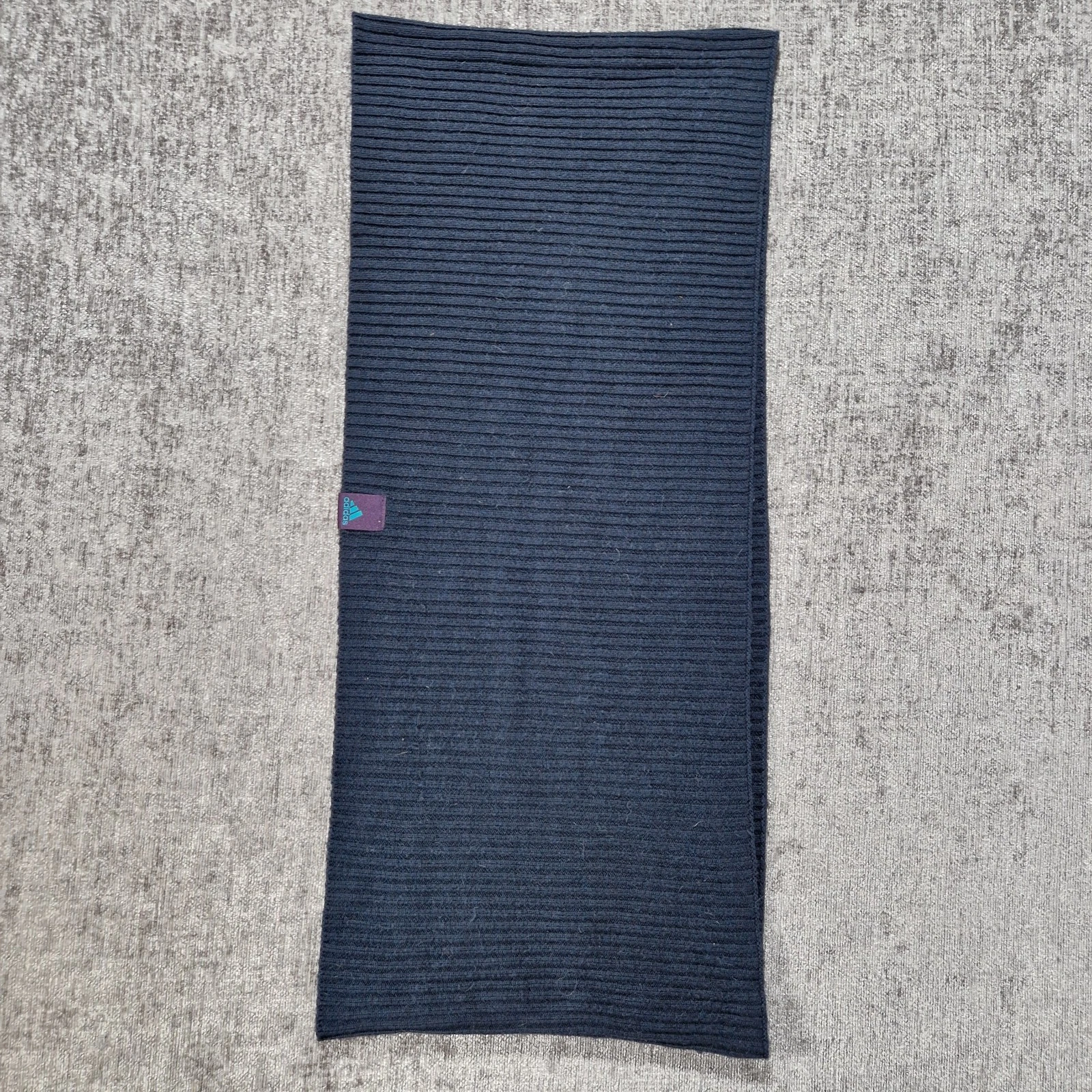 Adidas Snood Adults Unisex Neck Warmer Scarf. Navy Blue Double Wrap.