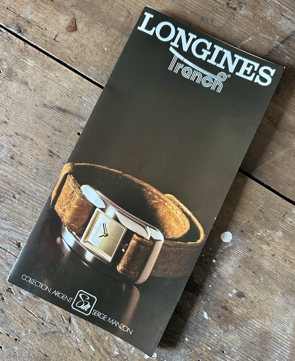 Catálogo de folletos Longines Manzon