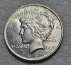 1923 Peace Silver Dollar. Estimated Uncirculated Mint State 62. Video A0287