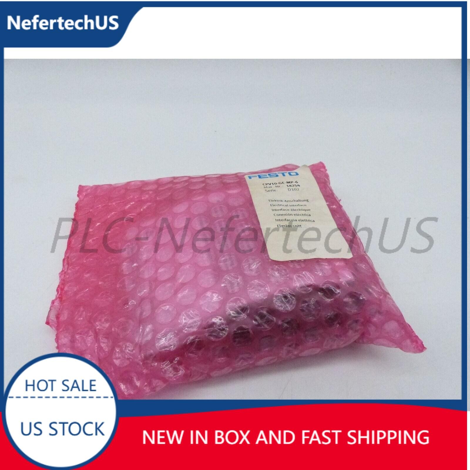 US FREE TAX New Festo CPV10-GE-MP-6 18254 Electrical interface