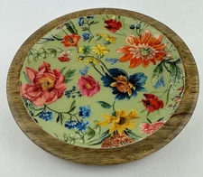 Ganz Tidbit Tray Floral Design New Trinket Dish 6"