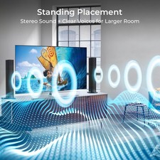 Sound Bar for Smart TV, Soundbar with Bluetooth/ARC/Opt/AUX Connect, Auto Vol...