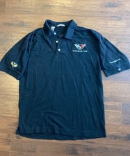 Corvette polo embroidered cutter and buck M cotton