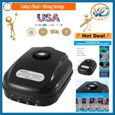 Powerful Aquarium Air Pump 300GPH for 200 Gallon Fish Tank  Hydroponics