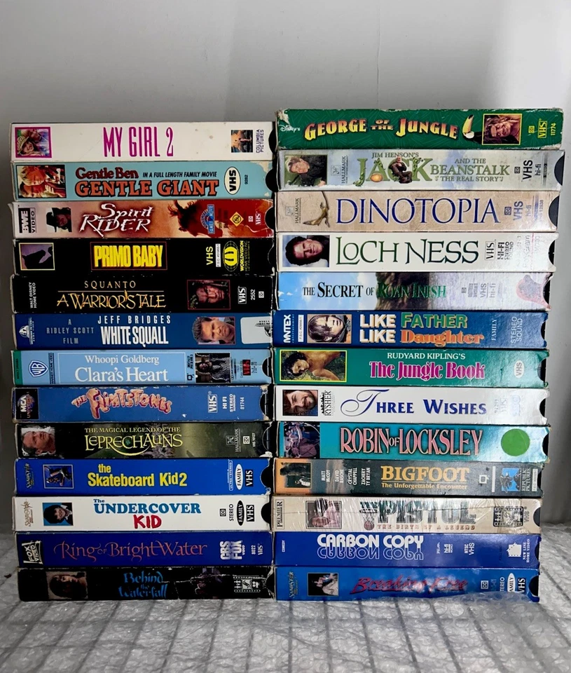 Wilderness Folklore 90s Lost TV Films & Cult Gems VHS Tape Lot HTF OOP Rare Cult - Image 2 of 4