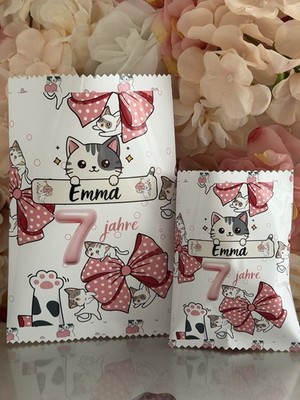 Personalisierte Geschenktute Kindergeburtstag-Namen & Alter-Party Mitgebsel Set