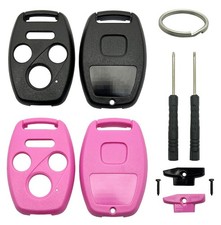 2 Pack Key Fob Shell Case Replacement Fits for Honda Accord 2003-2012 / Civic...