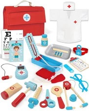Lehoo Castle Doctor Kit for Toddlers 3-5, Kids Doctors Play Set, Pretend... 