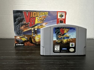Vigilante 8 Nintendo 64 With Box Blockbuster Stickers