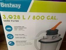BESTWAY 5815 Sand Filter Swimming Pool Pump (800Gal/3000L) - New (Unused)