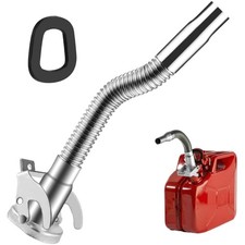 Kraftstoff Ausgießer Benzinkanister Metall Silbergrau 20 Liter