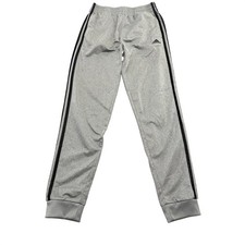 Adidas Essentials 3-Stripe Fleece Track Pants Youth XL 18/20 Gray Joggers Kids