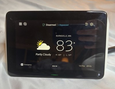 Comcast Xfinity Home Security Touchscreen Control Panel XH2-TC TCHT2AA0 -  Read