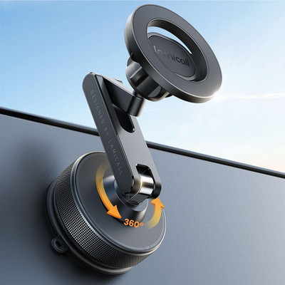 Lamicall for Magsafe Car Mount - [Ultra Nano Gel & 70+LBS Vacuum Suction] 360° M