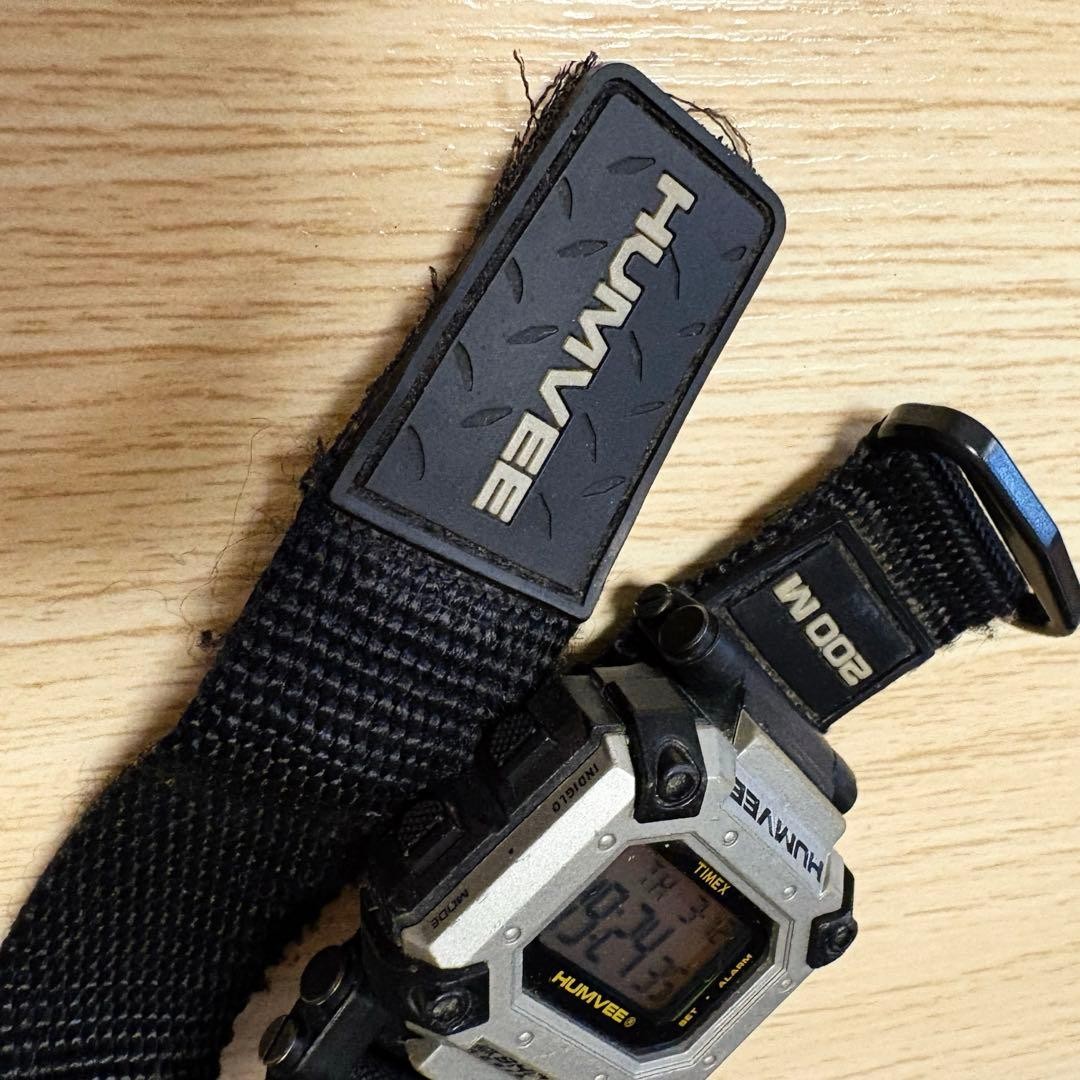 Timex HUMVEE Digital Watch 200M Waterproof Shock-Resistant Black