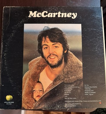 Paul McCartney McCartney 12'' Stereo Black Vinyl LP - Apple Records STAO-3363