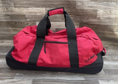 LL Bean Rolling Adventure Duffle Bag Luggage Double Handle Wheels