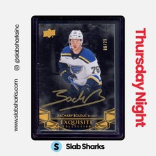 2024 THE CUP #EB-7 ZACHARY BOLDUC EXQUISITE COLLECTION GOLD AUTO ROOKIE RC /25