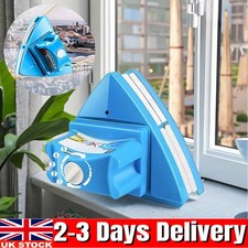 Double Sided Magnetic Glass Window Cleaner Tool 4-28mm Drainage Wiper New UK