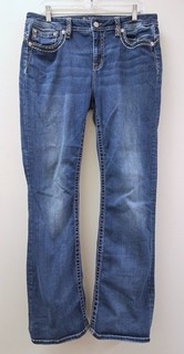 Pantalones de mezclilla para mujer Miss Me azul corte bota Chloe talla 33