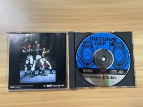 Used Sega Saturn Virtua Cop 2 Game Disc Only, Slight Signs of Wear