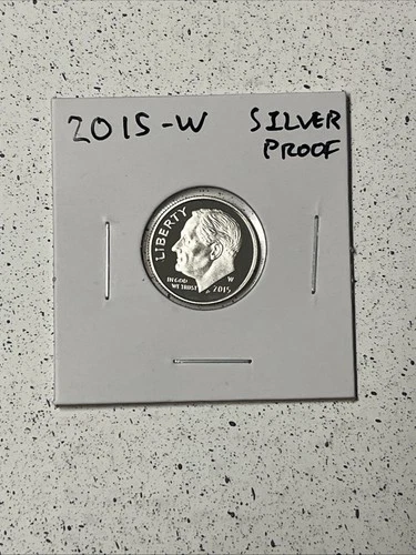 2015 W Proof Roosevelt Dime 90% Silver From March Of Dimes Set