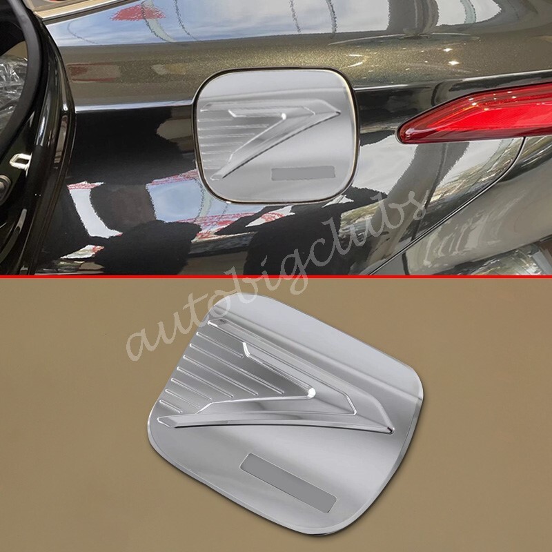 For Toyota Venza 2021-2023 Chrome Fuel Tank Mouldings Cover Trims Accessories