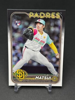 Yuki Matsui 2024 Topps Update RC #US8 San Diego Padres
