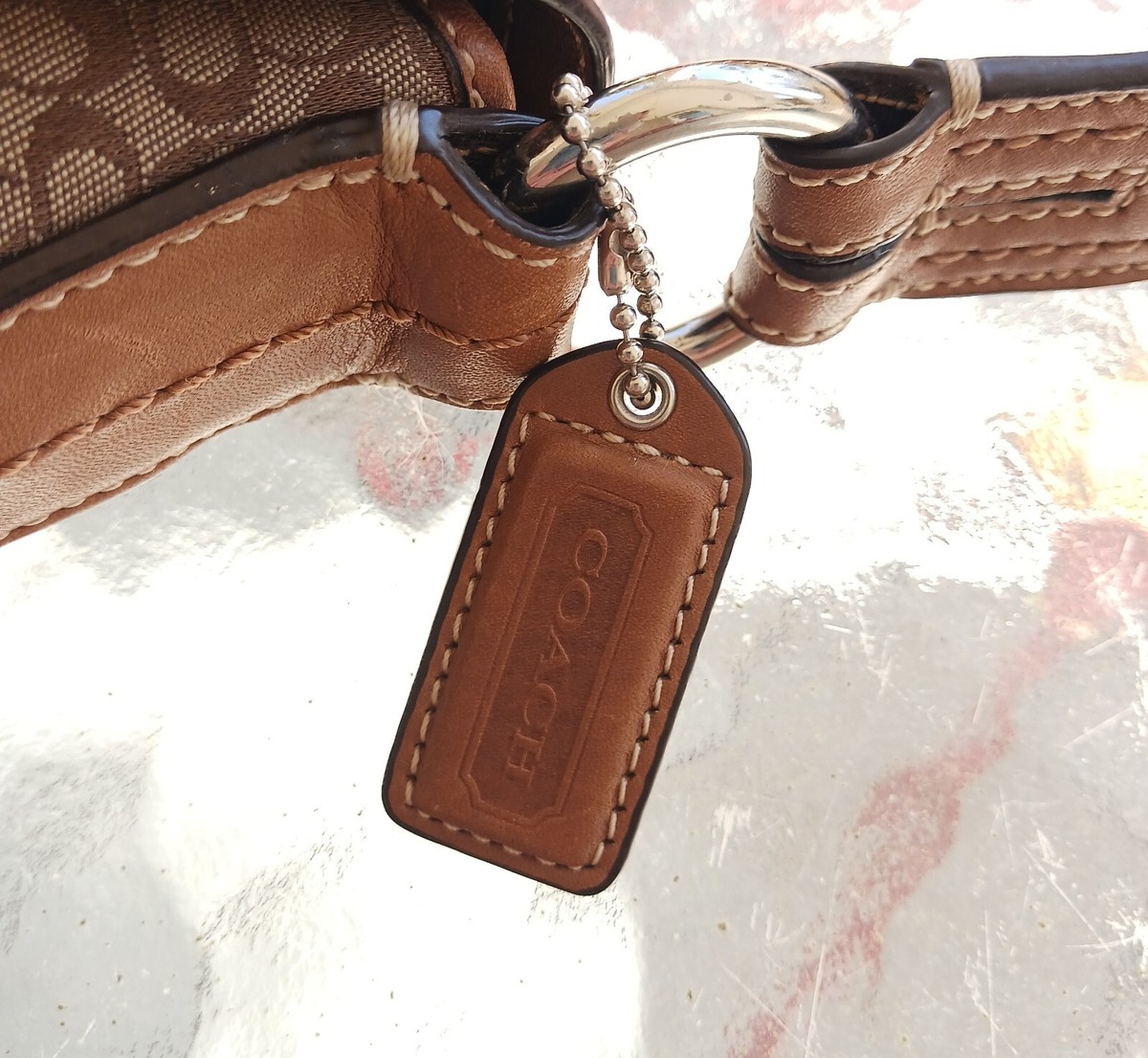 Coach F10925 SMALL Vintage Soho British Tan Leather
