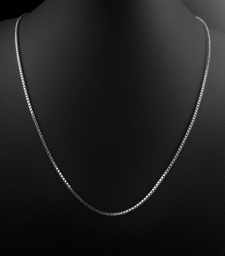 Vintage FBM 835 Silber Venezianerkette Silberkette 40cm 2,1g 1,0mm - Picture 2 of 5