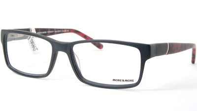 MORE & MORE 50510 820 Dark Graphite Grey RARE EYEGLASSES 53-15-135mm Germany