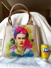 Vibrant Frida Kahlo Handbag / Tote / Purse