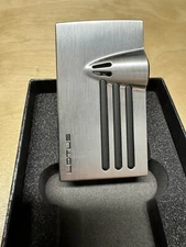 Lotus Orion 52 Double Jet Cigar Lighter - L5250 - Chrome - New