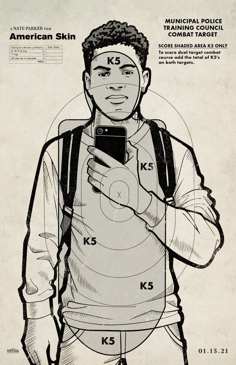 BB0279 American Skin Film By Nate Parker 2021 Target Movie Poster 11x17