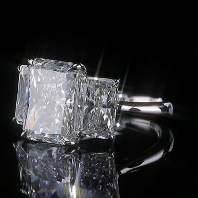 Pierre Moissanite 1 Ct – Coupe Ronde Cosmique – 6.5 Mm – Simulant Diamant éclatant – Pour Création Bijoux